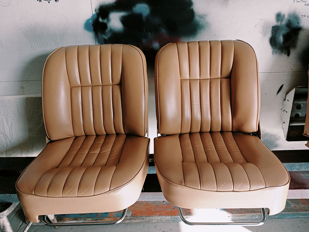 Front seats fully restored