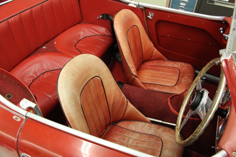 Austin Healey Leather Seats before