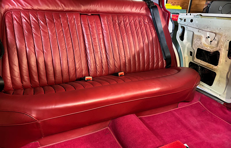 Jag seats fully restored