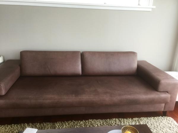 brown couch before