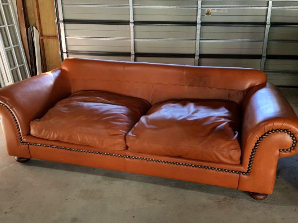 tan couch after