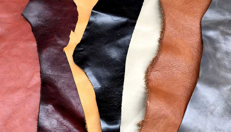 photo of different leathers