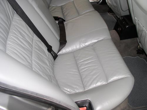 rear seat after restoration