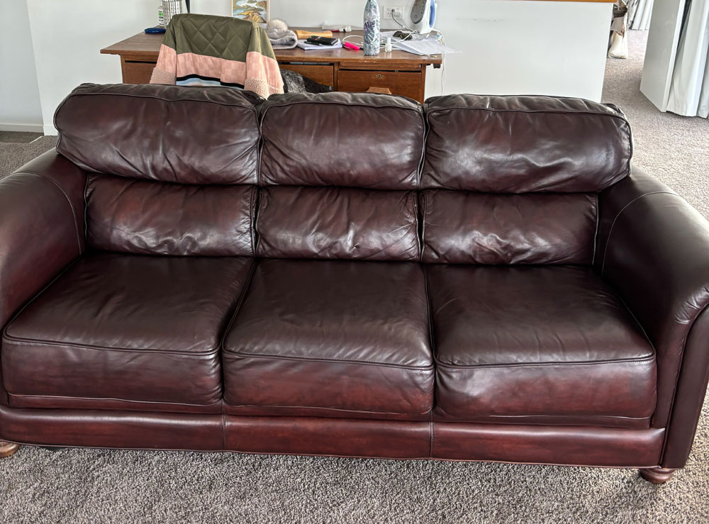 Mottled finish achieved