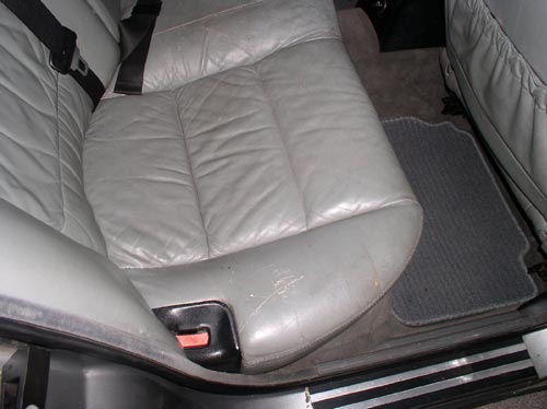 rear seat before restoration rear seat before restoration