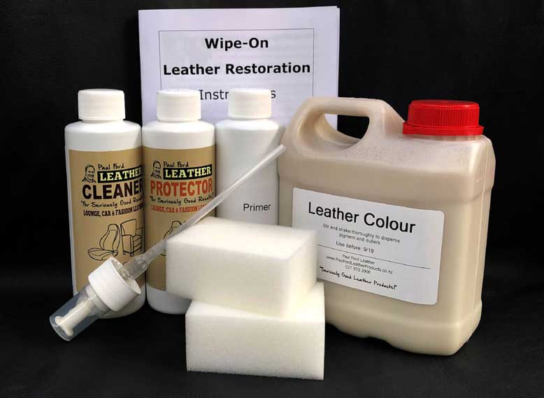 Leather restoration products