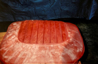 Discoloured Jag Seats