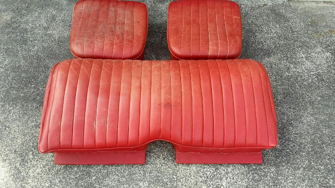 seats removed from the car