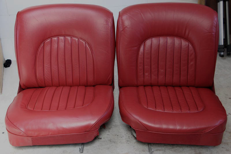 Mk2 Jaguar Seats after restoration