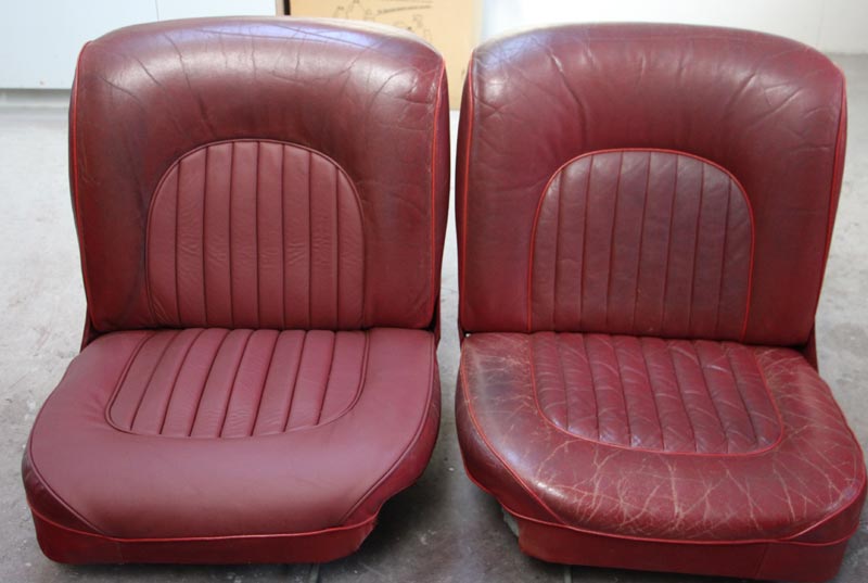 Mk2 Jaguar Seats before restoration Mk2 Jaguar Seats before restoration