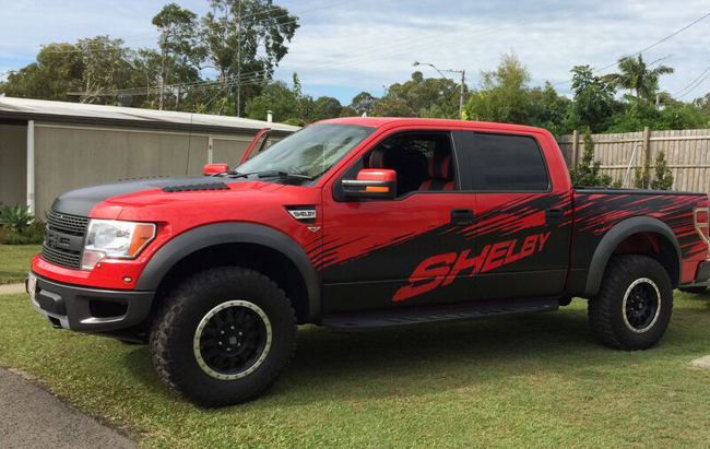 Ford Raptor with leather interior