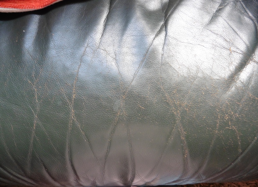 close up of the chair cushion