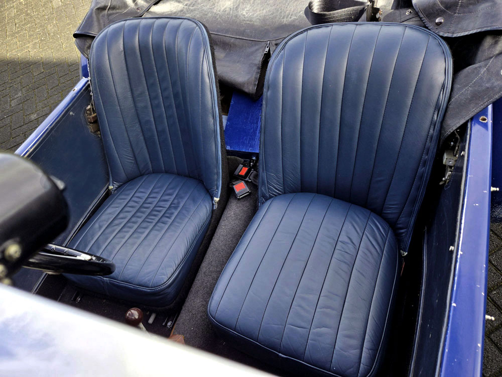 Completed leather work