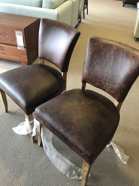 waxed oil chairs