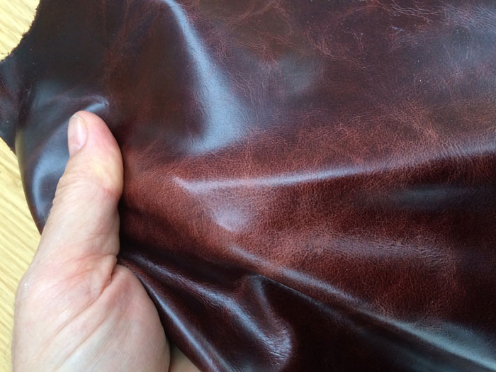 waxed oil leather example